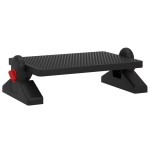 vidaXL Suport pentru picioare, negru, 50x30,5x17 cm