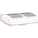 vidaXL Suport pentru picioare, negru, 43,5x32,5x10,5 cm vidaXL Suport pentru picioare, negru, 43,5x32,5x10,5 cm