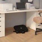 vidaXL Suport pentru picioare, negru, 46x34,5x11 cm vidaXL Suport pentru picioare, negru, 46x34,5x11 cm