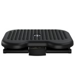 vidaXL Suport pentru picioare, negru, 46x34,5x11 cm vidaXL Suport pentru picioare, negru, 46x34,5x11 cm