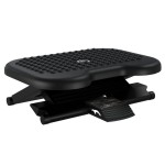 vidaXL Suport pentru picioare, negru, 46x34,5x11 cm vidaXL Suport pentru picioare, negru, 46x34,5x11 cm