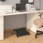 vidaXL Suport pentru picioare, negru, 45x40x13,5 cm vidaXL Suport pentru picioare, negru, 45x40x13,5 cm