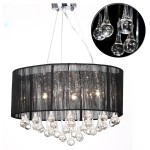 Candelabru cu 85 cristale, Negru Candelabru cu 85 cristale, Negru