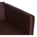 vidaXL Scaune de sufragerie, 2 buc., maro, piele ecologică vidaXL Scaune de sufragerie, 2 buc., maro, piele ecologică