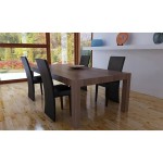 vidaXL Scaune de sufragerie, 4 buc., maro închis, piele ecologică vidaXL Scaune de sufragerie, 4 buc., maro închis, piele ecologică