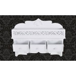 Raft/Cuier de perete, cu 3 sertare și 2 cârlige Raft/Cuier de perete, cu 3 sertare și 2 cârlige