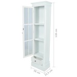 vidaXL Dulap bibliotecă elegant cu 3 rafturi, alb, lemn vidaXL Dulap bibliotecă elegant cu 3 rafturi, alb, lemn