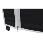 vidaXL Dulap de haine pliabil, negru, 110 x 45 x 175 cm vidaXL Dulap de haine pliabil, negru, 110 x 45 x 175 cm