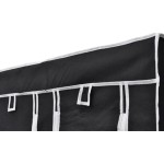 vidaXL Dulapuri de haine, 2 buc., material textil, negru vidaXL Dulapuri de haine, 2 buc., material textil, negru