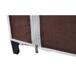 vidaXL Dulapuri de haine, material textil, 2 buc, maro vidaXL Dulapuri de haine, material textil, 2 buc, maro