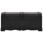 vidaXL Cufăr vintage mare, negru, lemn vidaXL Cufăr vintage mare, negru, lemn