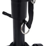 vidaXL Taburet reglabil pentru tobe, negru, rotund vidaXL Taburet reglabil pentru tobe, negru, rotund