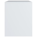 vidaXL Noptiere, 2 buc., alb, 40x30x40 cm, lemn prelucrat