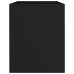 vidaXL Noptieră, negru, 40x30x40 cm, lemn prelucrat