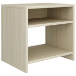 vidaXL Noptieră, stejar sonoma, 40x30x40 cm, lemn prelucrat vidaXL Noptieră, stejar sonoma, 40x30x40 cm, lemn prelucrat