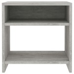vidaXL Noptieră, gri beton, 40x30x40 cm, lemn prelucrat