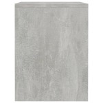 vidaXL Noptiere, 2 buc., gri beton, 40x30x40 cm, lemn prelucrat