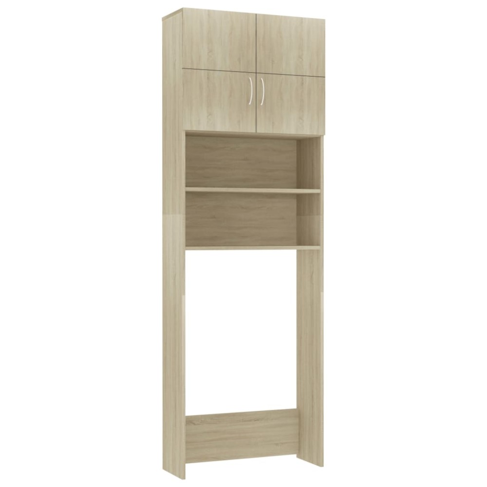 vidaXL Dulap mașina spălat stejar sonoma 64x25,5x190 cm lemn preucrat