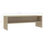 vidaXL Dulap TV, stejar sonoma, 120x40x40 cm, lemn prelucrat vidaXL Dulap TV, stejar sonoma, 120x40x40 cm, lemn prelucrat