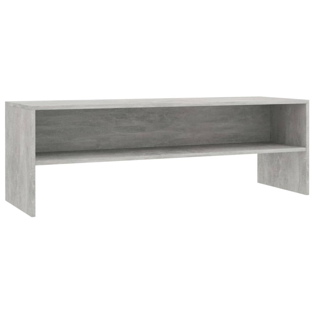 vidaXL Comodă TV, gri beton, 120 x 40 x 40 cm, lemn prelucrat