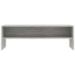 vidaXL Comodă TV, gri beton, 120 x 40 x 40 cm, lemn prelucrat vidaXL Comodă TV, gri beton, 120 x 40 x 40 cm, lemn prelucrat
