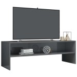 vidaXL Dulap TV, gri extralucios, 120x40x40 cm, lemn prelucrat