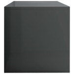 vidaXL Dulap TV, gri extralucios, 120x40x40 cm, lemn prelucrat