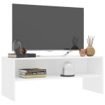 vidaXL Dulap TV, alb, 100x40x40 cm, lemn prelucrat vidaXL Dulap TV, alb, 100x40x40 cm, lemn prelucrat