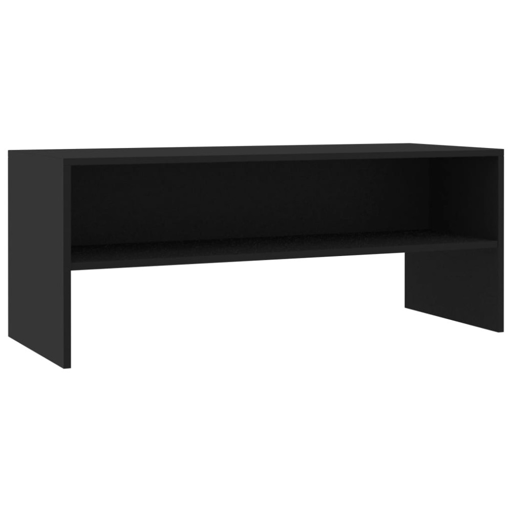 vidaXL Dulap TV, negru, 100x40x40 cm, lemn prelucrat