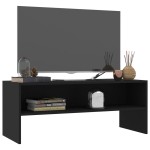 vidaXL Dulap TV, negru, 100x40x40 cm, lemn prelucrat