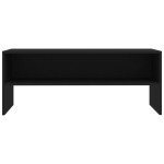 vidaXL Dulap TV, negru, 100x40x40 cm, lemn prelucrat