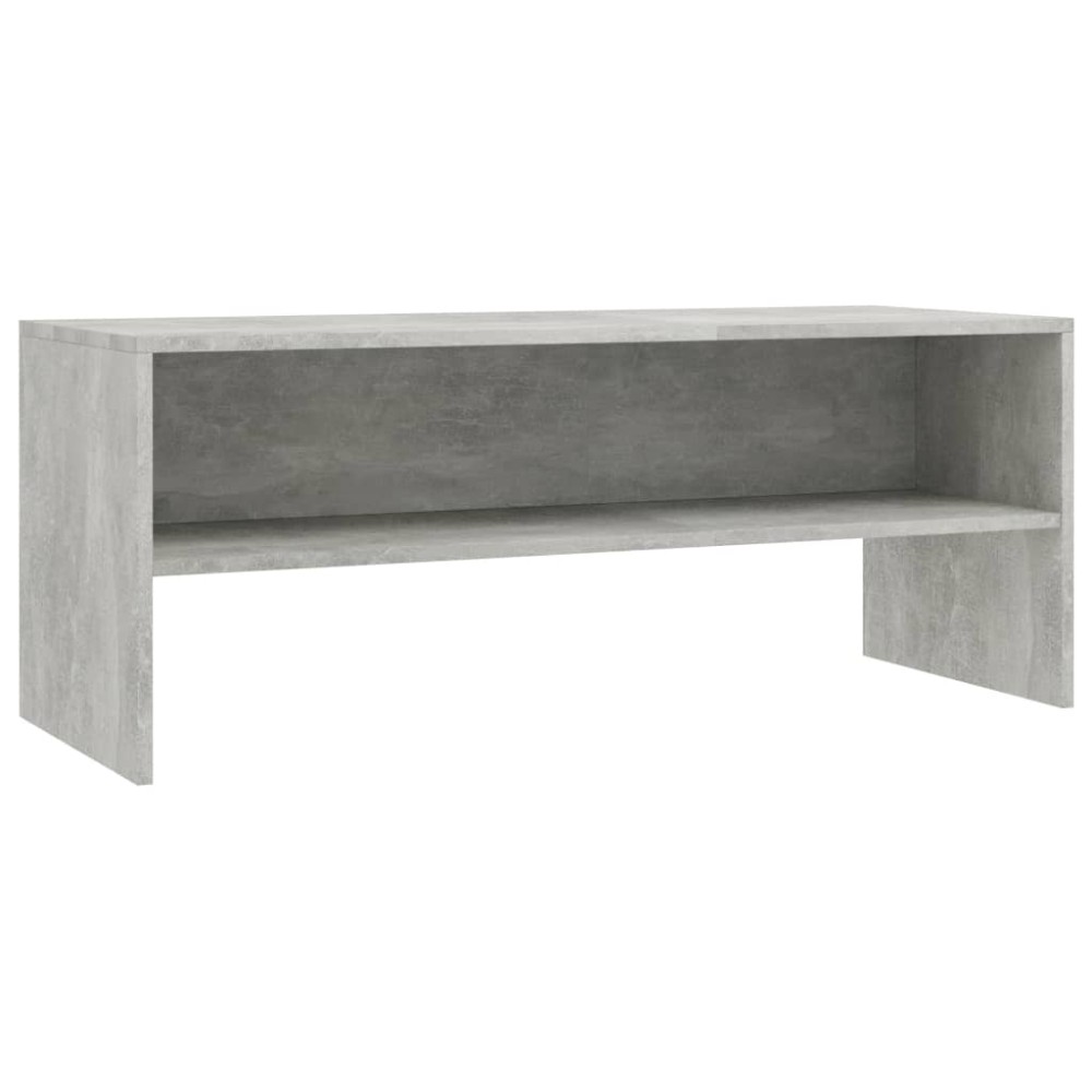 vidaXL Dulap TV, gri beton, 100x40x40 cm, lemn prelucrat