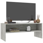 vidaXL Dulap TV, gri beton, 100x40x40 cm, lemn prelucrat