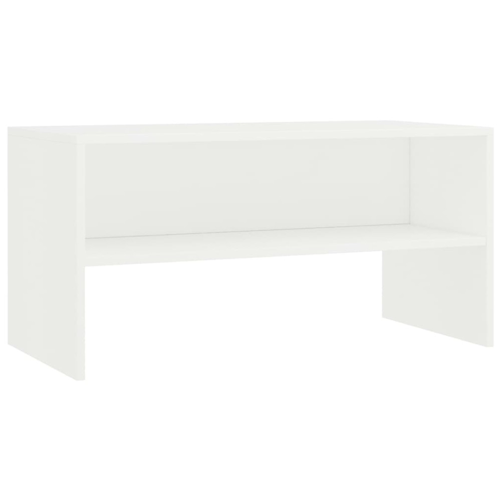 vidaXL Dulap TV, alb, 80x40x40 cm, lemn prelucrat