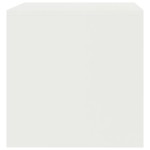 vidaXL Dulap TV, alb, 80x40x40 cm, lemn prelucrat