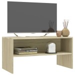 vidaXL Dulap TV, stejar sonoma, 80x40x40 cm, lemn prelucrat vidaXL Dulap TV, stejar sonoma, 80x40x40 cm, lemn prelucrat