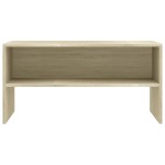 vidaXL Dulap TV, stejar sonoma, 80x40x40 cm, lemn prelucrat vidaXL Dulap TV, stejar sonoma, 80x40x40 cm, lemn prelucrat