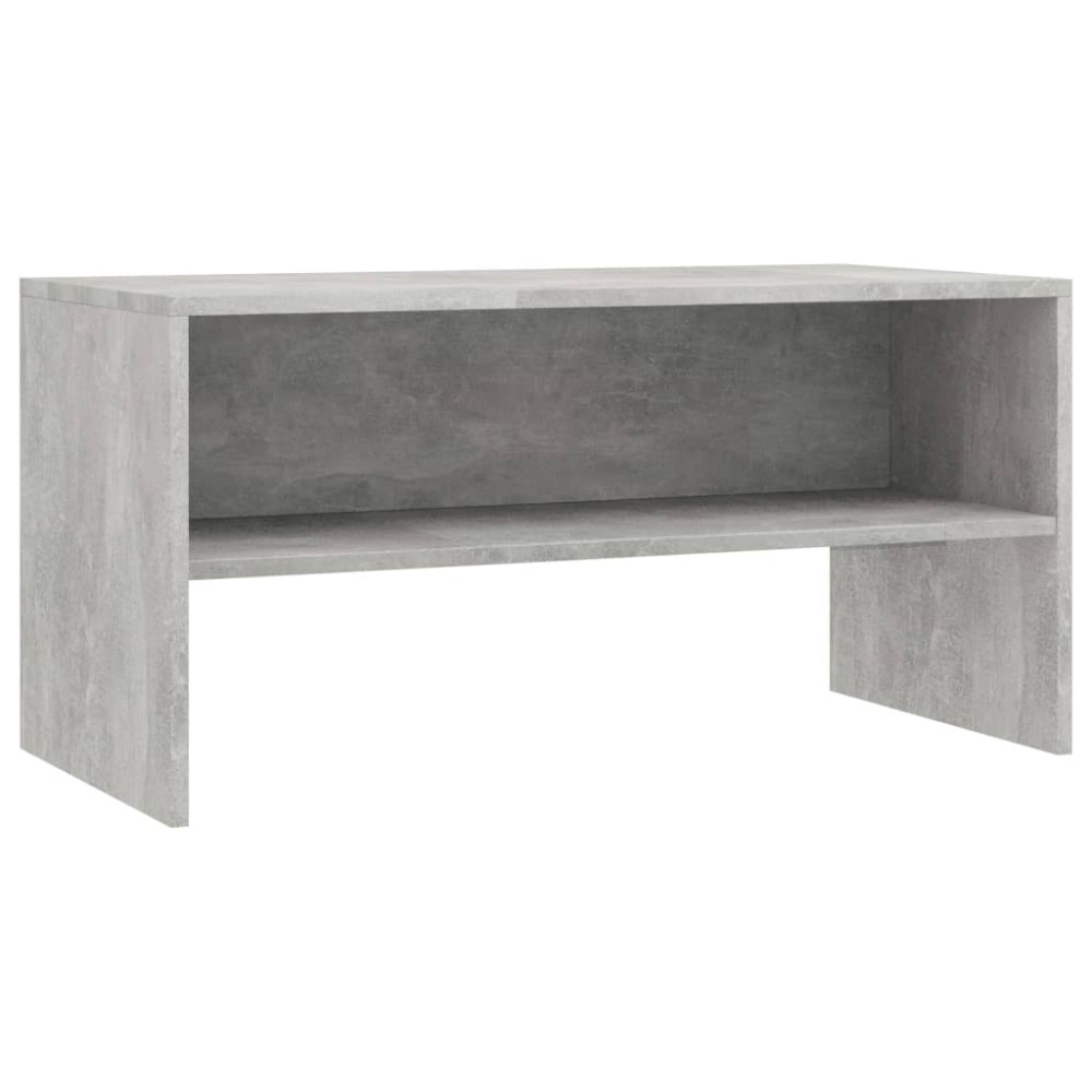 vidaXL Comodă TV, gri beton, 80x40x40 cm, PAL
