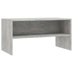 vidaXL Comodă TV, gri beton, 80x40x40 cm, PAL vidaXL Comodă TV, gri beton, 80x40x40 cm, PAL