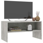 vidaXL Comodă TV, gri beton, 80x40x40 cm, PAL vidaXL Comodă TV, gri beton, 80x40x40 cm, PAL