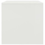 vidaXL Noptiere, 2 buc., alb, 40x30x30 cm, lemn prelucrat