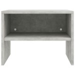 vidaXL Noptieră, gri beton, 40x30x30 cm, lemn prelucrat