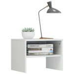 vidaXL Noptiere, 2 buc., alb extralucios, 40x30x30 cm, lemn prelucrat vidaXL Noptiere, 2 buc., alb extralucios, 40x30x30 cm, lemn prelucrat