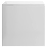 vidaXL Noptiere, 2 buc., alb extralucios, 40x30x30 cm, lemn prelucrat vidaXL Noptiere, 2 buc., alb extralucios, 40x30x30 cm, lemn prelucrat