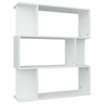 vidaXL Bibliotecă/Separator cameră, alb, 80x24x96 cm, lemn prelucrat vidaXL Bibliotecă/Separator cameră, alb, 80x24x96 cm, lemn prelucrat