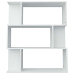 vidaXL Bibliotecă/Separator cameră, alb, 80x24x96 cm, lemn prelucrat vidaXL Bibliotecă/Separator cameră, alb, 80x24x96 cm, lemn prelucrat