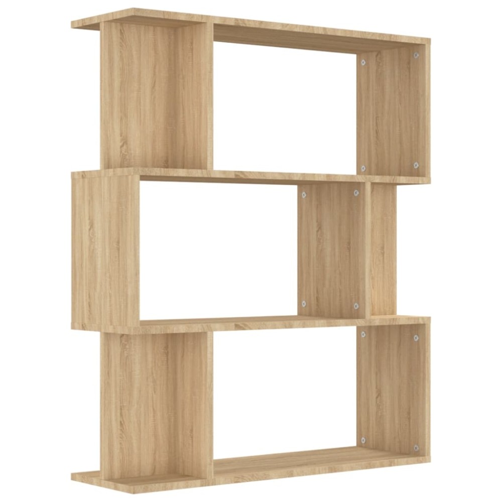 vidaXL Bibliotecă/Separator, stejar sonoma, 80x24x96 cm lemn prelucrat