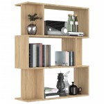 vidaXL Bibliotecă/Separator, stejar sonoma, 80x24x96 cm lemn prelucrat vidaXL Bibliotecă/Separator, stejar sonoma, 80x24x96 cm lemn prelucrat