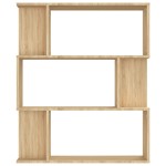 vidaXL Bibliotecă/Separator, stejar sonoma, 80x24x96 cm lemn prelucrat vidaXL Bibliotecă/Separator, stejar sonoma, 80x24x96 cm lemn prelucrat