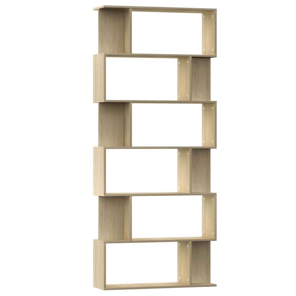 vidaXL Bibliotecă/Separator, stejar sonoma 80x24x192 cm lemn prelucrat